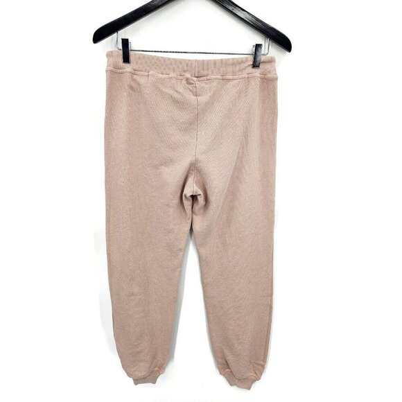New The Great Knits Cropped Sweatpant Womens 0 0-2 Carnation Pink Cotton - Picture 2 of 5